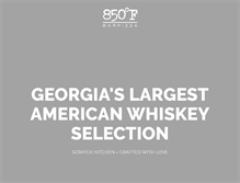 Tablet Screenshot of 850fbarpizza.com